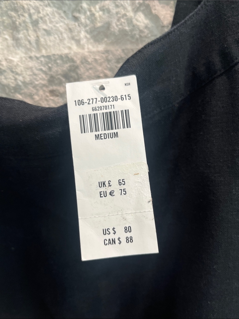 Abercrombie & Fitch Black Linen- Blend Mini Dress Sz-M - Picture 9 of 13